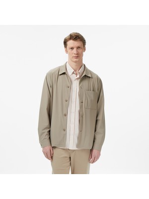 Nautica Erkek Bej Regular Fit Gömlek