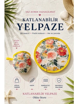 OkkoStore Pratik Katlanabilir Yelpaze