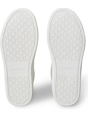 Calvin Klein Erkek Beyaz Calvin Klein Classıc Cupsole Lace, 0k4 Beyaz Erkek Spor Ayakkabı