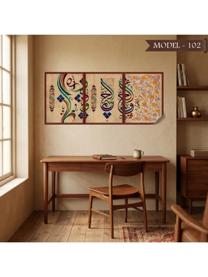 Akıllı Kağıt Kabe Tablo - Poster Dini (Model- 102)