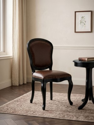 Gazzini Furniture Victoria Klasik Ahşap Yemek Sandalyesi