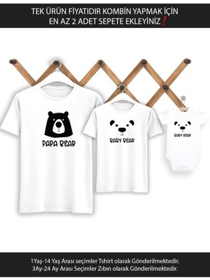 Baba Oğul Kız Papa Baby Bear (Tek Ürün Fiyatıdır Kombin Yapmak Için En Az 2 Adet Sepete Ekleyiniz)
