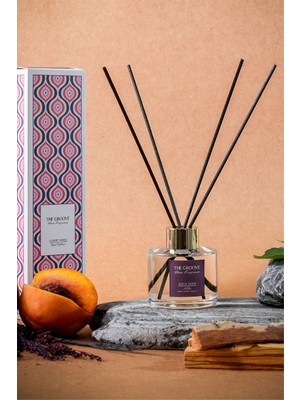 The Groove Peachy Vanilla 100 ml Silindir Çubuklu Oda Kokusu Parfümü Şeffaf Doux Desir