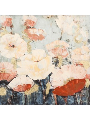 Mudo Concept SOFT FLOWERS YAĞLI BOYA TABLO 100X100 CM