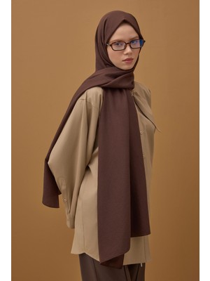 HE-QA Soft Kraş Şal Kahve