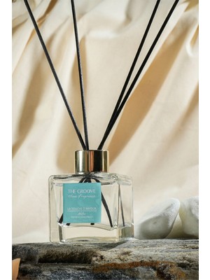 The Groove Vanilla Blossom 100 ml Kare Çubuklu Oda Kokusu Parfümü Şeffaf La Touche Damour