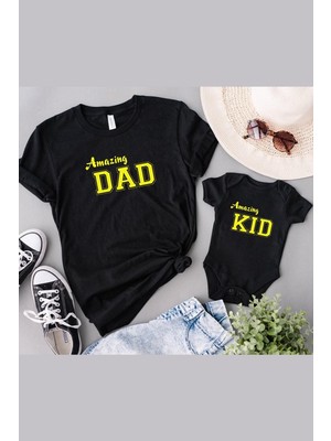 Tshirthane Amazing Dad Amazing Kid Baba Oğul Kız TEK ÜRÜN FİYATIDIR KOMBİN YAPMAK İÇİN EN AZ 2 ADET SEPETE EKLE