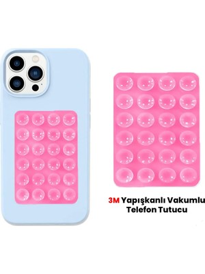 Buççin Online Mağaza Silikon Vakumlu Telefon Tutucu, Cep Telefonu Için Silikon Yapışkanlı, Kaymaz Vantuz Telefon Tutucu P