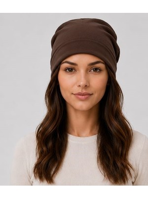 Seldağ Moda Rüzgar Gülü Model Iç Dış Polar Termal Kadın Bere