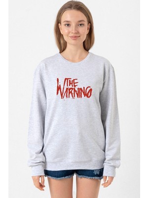 Tshirthane The Warning Logo Grimelanj Kadın 2ip Sweatshirt