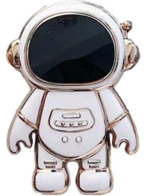 Buççin Online Mağaza Space Astronot Figürlü Cep Telefonu Standı Beyaz Silikon