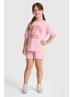 U.s. Polo Assn. Kız Çocuk Somon Pijama Takım 50326608-VR047