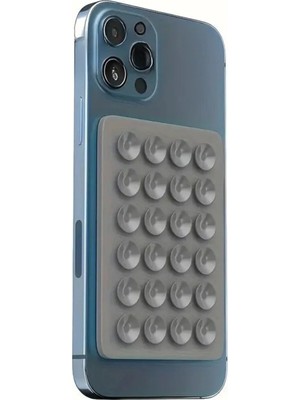 Buççin Online Mağaza Silikon Vakumlu Telefon Tutucu, Cep Telefonu Için Silikon Yapışkanlı, Kaymaz Vantuz Telefon Tutucu G
