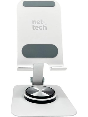 Buççin Online Mağaza NT-010 Metal Telefon Stand (Beyaz) Beyaz Metal