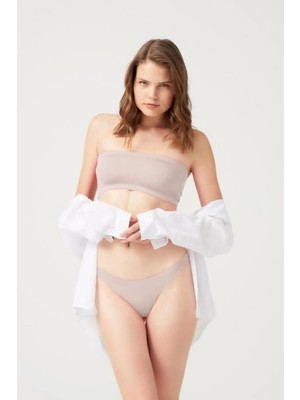 Cottonhill Lazer Kesim Kadın Tanga Külot 3'lü Paket-2