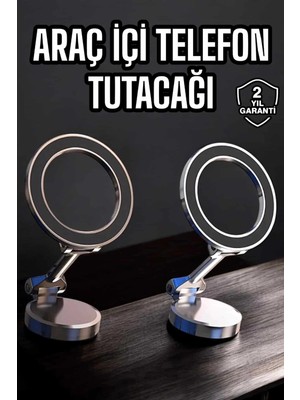 Buççin Online Mağaza Ithalat® Telefon Tutucu Tüm Arabalara Uyumlu Araç Içi Katlanabilir Manyetik Tasarım Çok Renkli