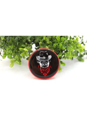 Buççin Online Mağaza Popsocket Telefon Tutacağı Desenli ve Baskılı Parmak Tutucu Kırmızı Plastik