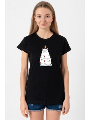 Grumpy Christmas Siyah Kadın Tshirt