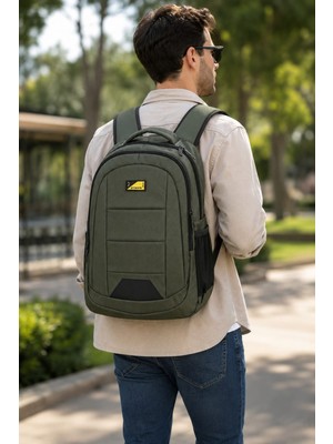 Viatox SR-04 Unisex Yarasa Okul Sırt Çantası Öğrenci Günlük Seyahat Tatil Spor Yürüyüş Seyahat Gezi Kamp Günlük Mo HAKİ