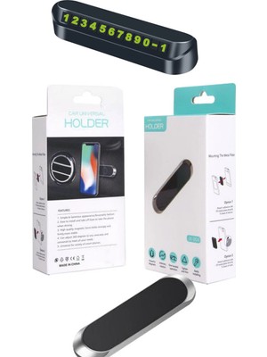 Buççin Online Mağaza Ön Cam Için Cep Telefonu Tutucu Araç Tutucu JS-011 Araç Içi Tutucu Beyaz Çam