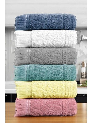 Empressco 30X50CM Mutfak Havlusu 6'lı Set, Kurulama Bezi ve El Havlusu
