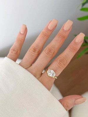 Venüs Design Çelik Markiz Taşlı Yüzük (Ayarlanabilir)