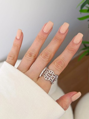 Venüs Design Çelik Helen Yüzük (Ayarlanabilirdir)
