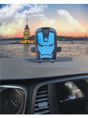 Buççin Online Mağaza Araç Içi Magsafe Telefon Tutucu Havalandırma Izgarası Mıknatıslı 360° Döner Tutucu Beyaz Plastik