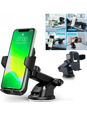 Buççin Online Mağaza Araç Içi Telefon Tutucu - Silver Lg G5 Se Uyumlu Siyah