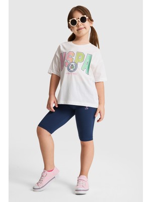 U.s. Polo Assn. Kız Çocuk Beyaz Pijama Takım 50326602-VR013