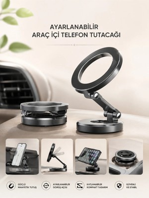 Buççin Online Mağaza Chevrolet Epica Uyumlu Araç Içi Mıknatıslı Telefon Tutucu Oto Havalandırma Klima Üstü Siyah
