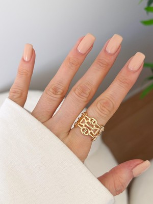 Venüs Design Çelik Helen Yüzük (Ayarlanabilirdir)