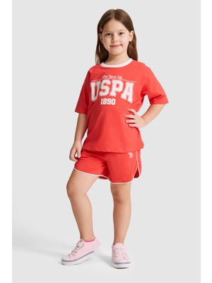 U.s. Polo Assn. Kız Çocuk Kırmızı Pijama Takım 50326615-VR030