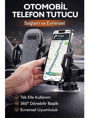 Buççin Online Mağaza CCT28 Vakumlu Araç Telefon Tutucu ZR942 Çok Renkli %100 Organik Pamuk