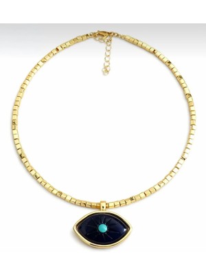 Venüs Design Nazarlı Gold Kolye
