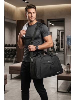 Viatox ADM 01 Büyük Boy Unisex Seyahat&spor El Valizi SİYAH
