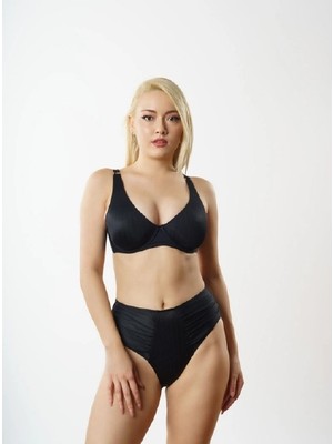 D Lingerie Noir Sculpt Toparlayıcı Bikini Takımı DM1985
