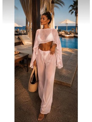 Venüs Design Şifon Kumaş Takım
