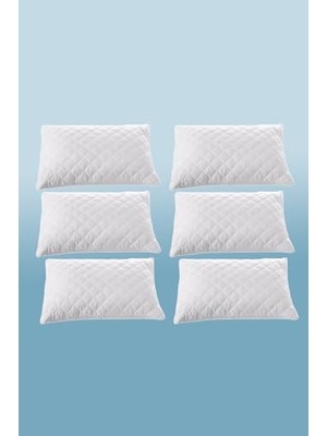 Die Grup 6 Adet 50X70 cm Kapitoneli Fermuarlı Yastık Koruyucu Alez