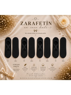 Çorap Vitrini Zarafetin En Ince Hali: 4'lü Siyah Set - Silikon Kaymaz Tabanlı Pilates ve Yoga Çorabı Paketi