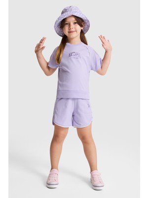 U.s. Polo Assn. Kız Çocuk Lila Pijama Takım 50326607-VR034
