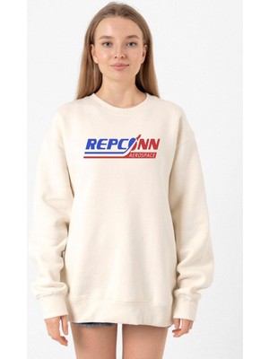 Tshirthane Fallout Repconn Aerospace Ekru Kadın 2ip Sweatshirt