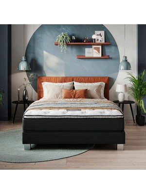 Yatsan Uykucu Elite Pillow Top Visco Pedli Yatak