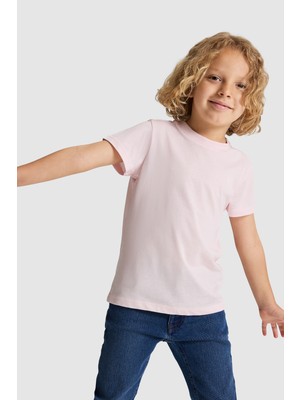U.s. Polo Assn. Erkek Çocuk Açık Pembe Tişört Basic 50325555-VR078