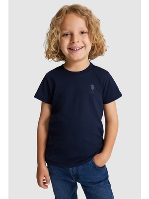 U.s. Polo Assn. Erkek Çocuk Lacivert Tişört Basic 50325555-VR033