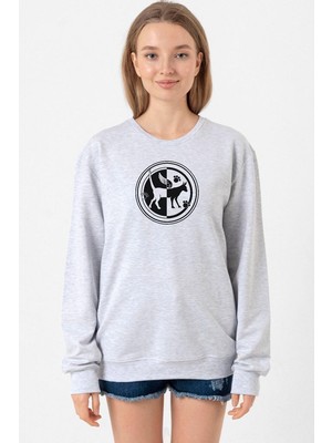 Tshirthane Monogatari Anime Tsubasa Cat Symbol Grimelanj Kadın 2ip Sweatshirt