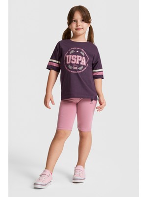U.s. Polo Assn. Kız Çocuk Mor Pijama Takım 50326610-VR038