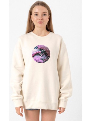 Tshirthane Linkin Park From Zero Ekru Kadın 2ip Sweatshirt
