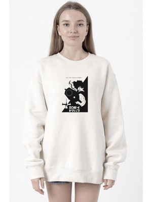 Tshirthane Cowboy Bebop Spike See You Space Cowboy Beyaz Kadın 2ip Sweatshirt