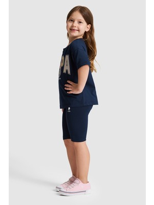 U.s. Polo Assn. Kız Çocuk Lacivert Pijama Takım 50326602-VR033
